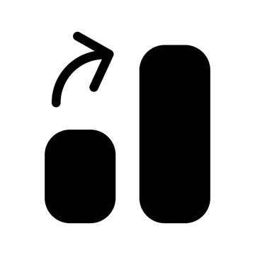 Fip Right Icon Vector Symbol Design Illustration