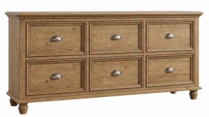Wooden Dresser Storage Cabinet Rustic Bedroom Furniture