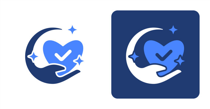 Truthfulness Glyph Color  Two-tone color and contrasting background icon illustration