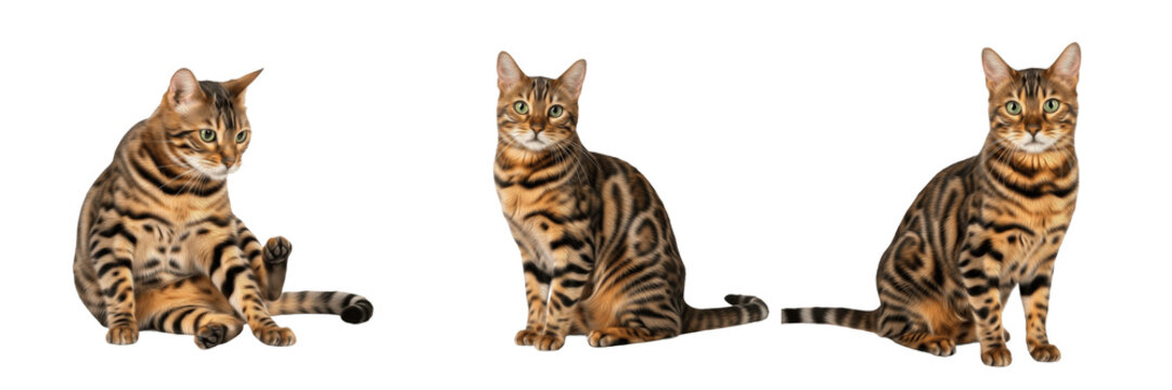 Stunning Bengal Cats Set