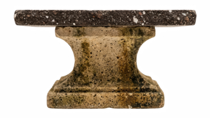 Stone Anvil Pedestal Rustic Antique Tool Sculpture design - 1