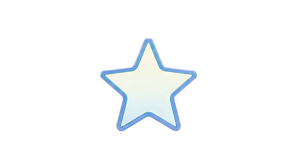 Obraz premium Blue and Green Star Icon