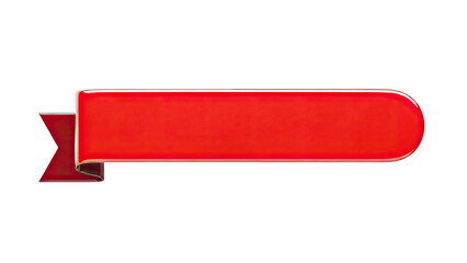 Red Ribbon Banner with Arrowhead