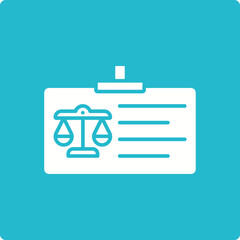 Obraz premium Id Card Icon