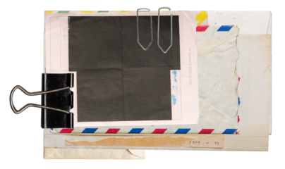 Closed mail envelope, grunge vintage pack of envelope and mail letters, element resource for graphic designers, png isolated on transparent background