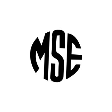 Creative Round shape MSE Letter Logo Design for Modern Brands