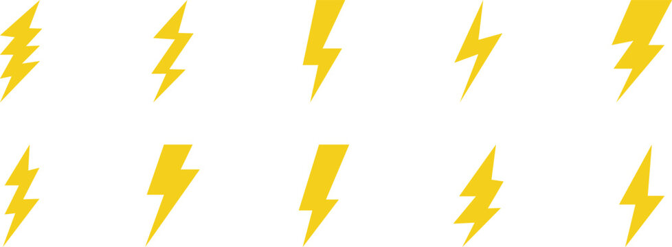 Lightining Bolts Icons