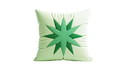Pillow with Starburst Design