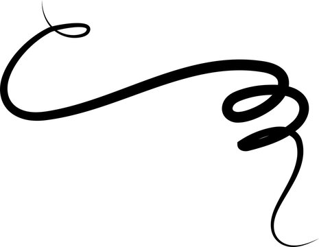 Hand drawn doodle spiral