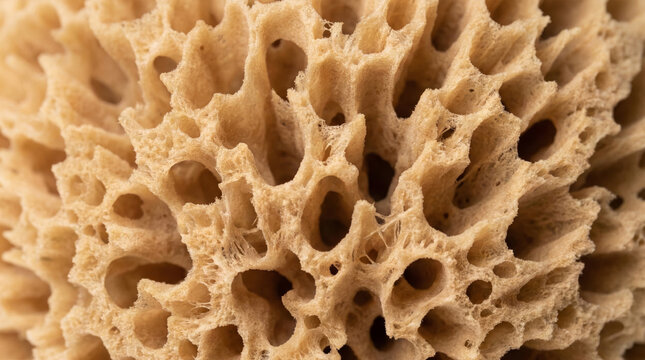 Extreme macro of porous sponge material surface