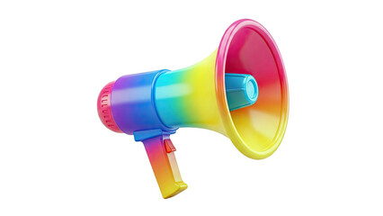 Rainbow Megaphone