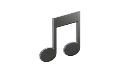 Black Musical Note Symbol