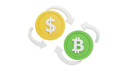 Dollar to Bitcoin Exchange, Currency Conversion, Financial Transaction