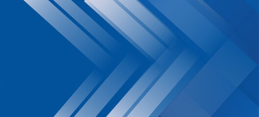 Fototapeta premium Abstract bacgkround blue and white gradient. Modern blue abstract rectangle box lines background for presentation design, banner, brocure, and business card