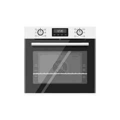 Fototapeta premium Modern Electric Oven with Control Panel