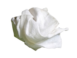 Crumpled White Tissue 