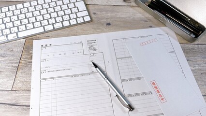 履歴書　就職活動　転職　リクルート