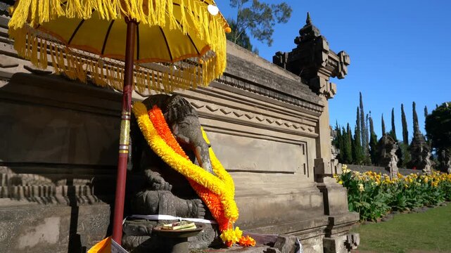 Ulun Danu Beratan Temple Bali - Bali's Iconic Lake Temple, is both a famous picturesque landmark and a significant temple complex on the western side of Beratan Lake in Bedugul. Bali, Indonesia