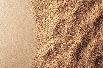 Abstract Sand Texture Background Split Between Light and Dark Shades