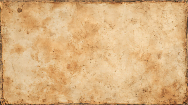 Textured Old Paper with Cracks and Stains parchment