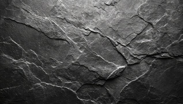 Dark slate texture with rough, fractured stone surface