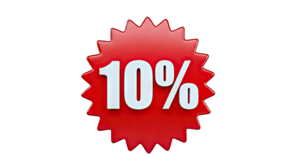 10% Off Sale Sticker