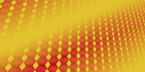 Orange Hexagon Background, Honeycomb vector illustration.