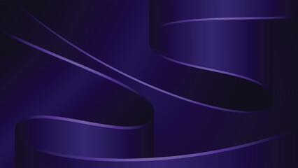 Dark purple abstract background. Modern background with line and shape decoration in purple color. Vector illustration design. Suit for banner, backdrop, presentation, award and others
