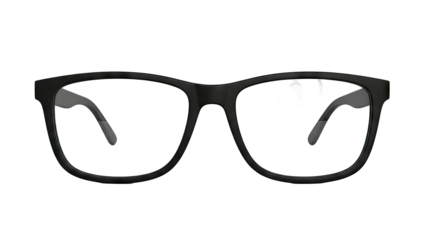 Black Rectangular Eyeglasses