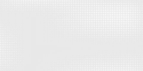Vector rectangle dot white on gray background with wave light technology texture background