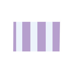 Fototapeta premium Soft purple and white vertical striped block sticker for journaling, web banners, or feminine branding with clean structure.