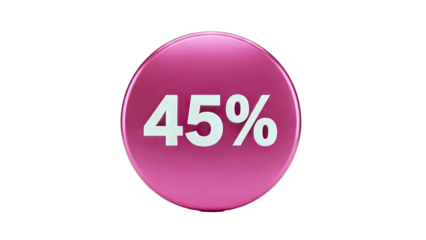 45 Percent Discount Icon