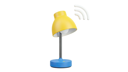 Smart Desk Lamp with Wi-Fi Signal