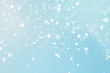 PNG Pale light blue glitter background texture sparkling snow snowflakes.