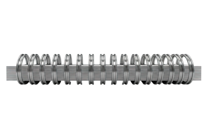 Spiral Binding of a Notebook