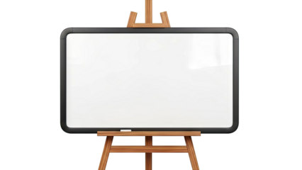 Whiteboard on Wooden Easel