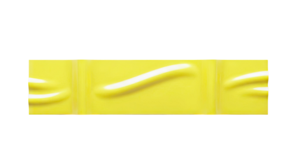 Yellow abstract molded surface with light and shadow
