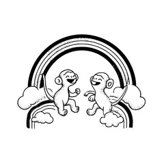 Conceptual Empty Black Background with Minimalist Design