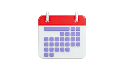 3D Calendar Icon