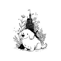 Conceptual Minimalist Black Background with Copy Space