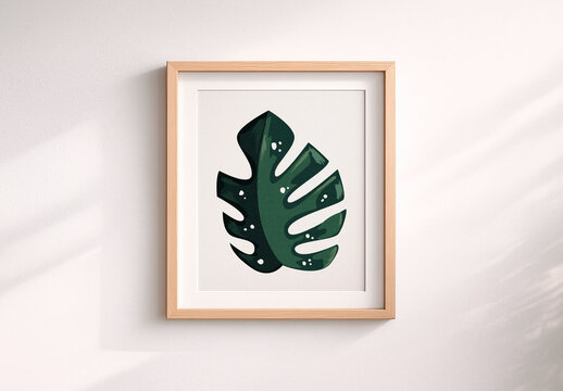 Wooden Frame Mockup