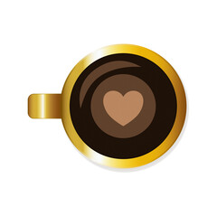 Heart Latte Art Design