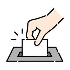 投票・選挙のイメージ アイコン ベクター素材