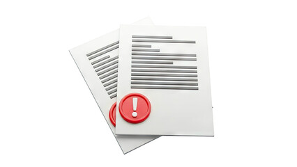 Documents with Warning Symbols