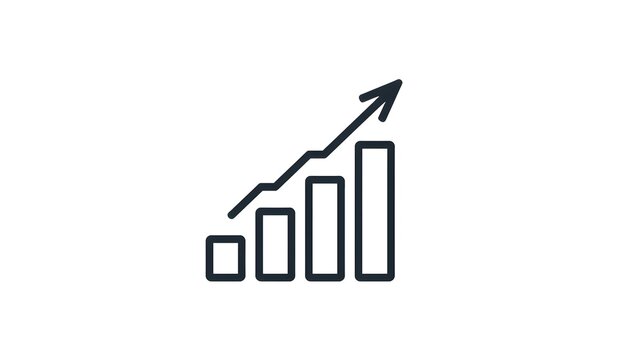 Business Performance Growth Icon