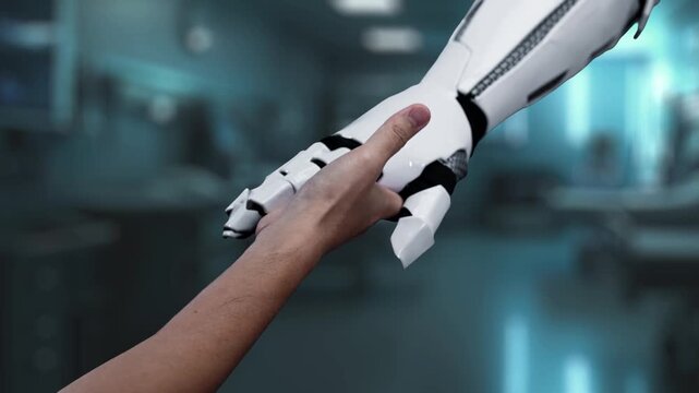 Close up of human hand holding heart holographic floating at laboratory background. Human hand accessing and connecting medical data by using heart icon to analyzing and diagnosis symptom. Salubrious.