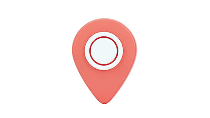 3D Location Pin Icon