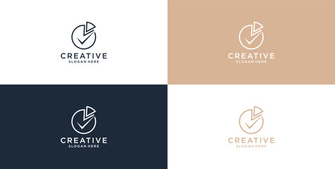 modern technology icon logo design