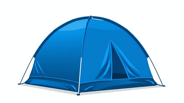 Blue Camping Tent For Outdoor Adventure and Recreation Loop