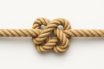 Individual knots on a white background.
